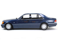 1994-1998 Mercedes-Benz S500 W140 blue 1:18 iScale diecast scale model car.