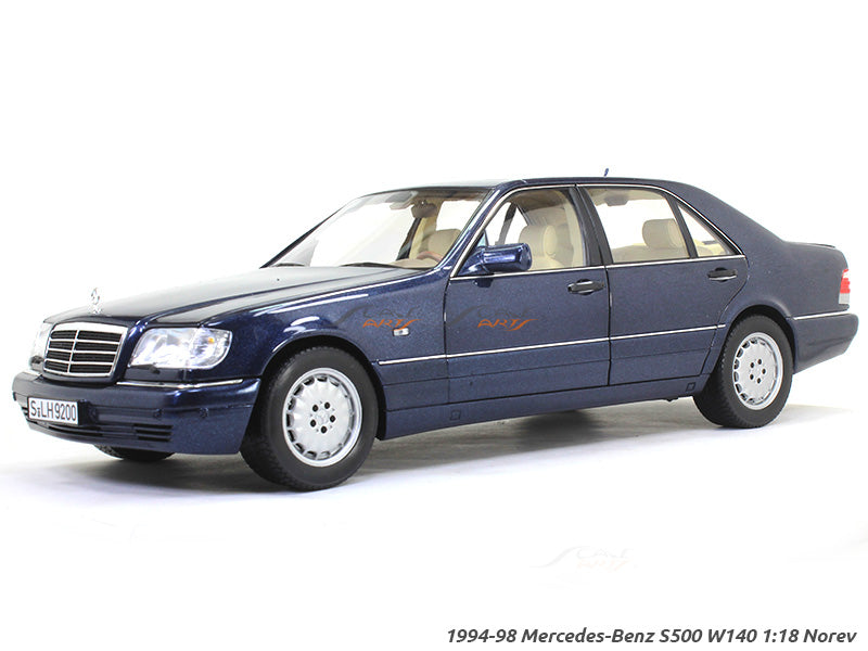 1994-98 Mercedes-Benz S500 W140 1:18 Norev diecast scale model car ...