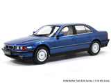 Pre Order: 1994 BMW 740i E38 Series I Blue 1:18 KK Scale diecast model car.