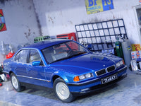 Pre Order: 1994 BMW 740i E38 Series I Blue 1:18 KK Scale diecast model car.