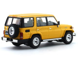 1994 Toyota Land Cruiser 70 ZX yellow 1:64 Hobby Japan diecast scale model