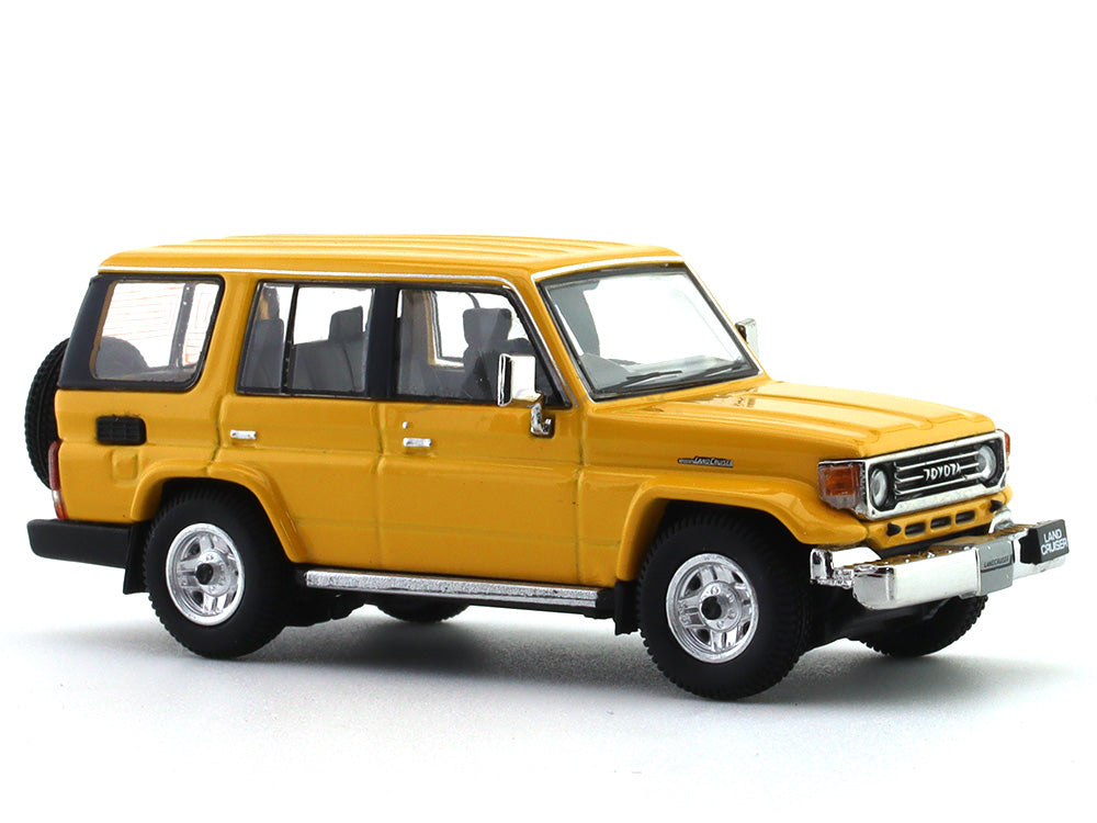1994 Toyota Land Cruiser 70 ZX yellow 1:64 Hobby Japan