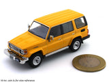 1994 Toyota Land Cruiser 70 ZX yellow 1:64 Hobby Japan diecast scale model
