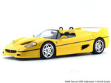 1995 Ferrari F50 Cabriolet yellow 1:18 KK Scale scale model car