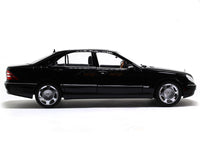 1998 Mercedes-Benz S Class S600 black 1:18 Norev diecast scale model car collectible.