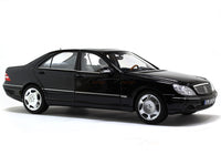 1998 Mercedes-Benz S Class S600 black 1:18 Norev diecast scale model car collectible.