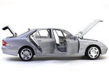 1998 Mercedes-Benz S Class S600 silver 1:18 Norev diecast scale model car collectible.