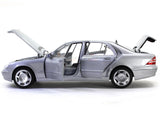 1998 Mercedes-Benz S Class S600 silver 1:18 Norev diecast scale model car collectible.