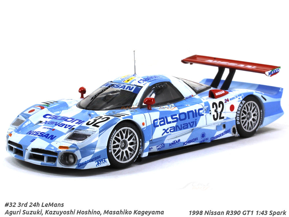 1998 Nissan R390 GT1 #32 1:43 Spark diecast Scale Model Car