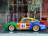 1998 Porsche 911 (993) GT2 #61 24h LeMans 1:18 GT Spirit scale model car.