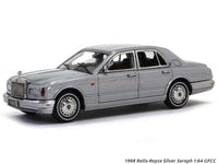 1998 Rolls-Royce Silver Seraph silver 1:64 GFCC diecast scale miniature car.