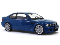 2000 BMW M3 E46 Coupe blue 1:18 Solido scale model car collectible.