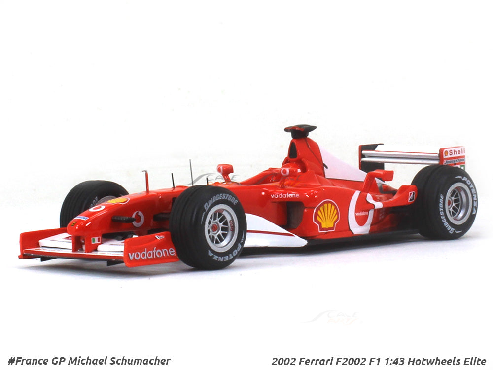 2002 Ferrari F2002 F1 Michael Schumacher 1:43 Hotwheels Elite