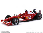 2003 Ferrari F2003 GA Fomula 1 Michael Schumacher 1:43 diecast Scale Model Car.