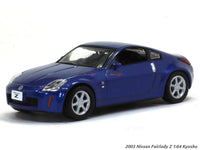 2003 Nissan Fairlady Z blue 1:64 Kyosho diecast Scale Model Car.