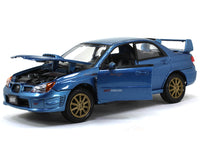 2003 Subaru Impreza WRX STI 1:24 Motormax diecast scale model car.