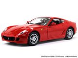 2006 Ferrari 599 GTB Fiorano 1:18 HotWheels diecast scale model car.