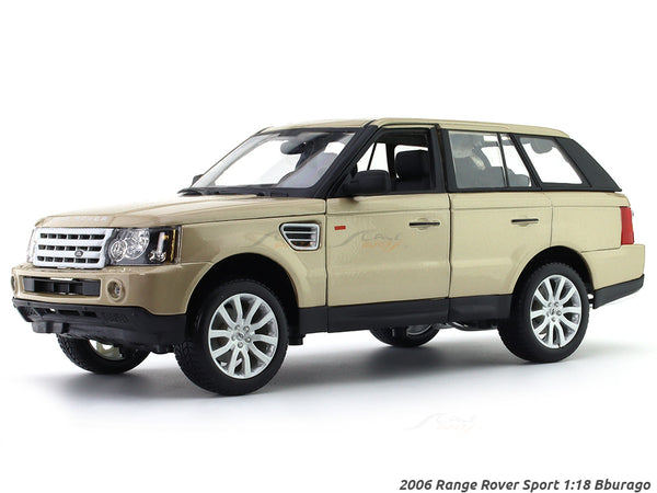 Lange Rover Scale 2006 Range Rover Sport 1:18 Bburago diecast scale model collectible ...