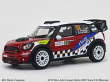 2012 Mini John Cooper Works WRC Team 1:32 Bburago diecast Scale Model Car
