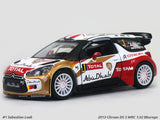 2013 Citroen DS 3 WRC 1:32 Bburago diecast Scale Model Car.