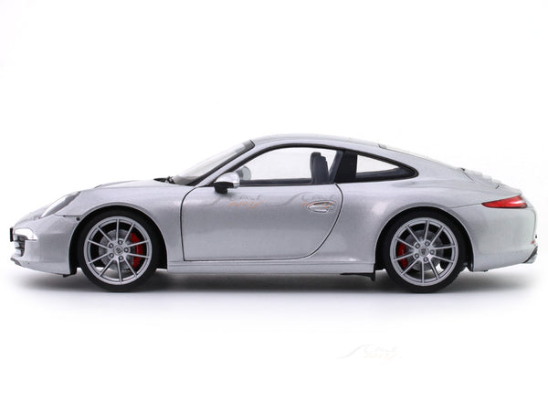 ミニカー Welly Porsche 911 (991) Carrera S 1/18 Welly NEX 1:18 Porsche 911 Carrera S Coupe (991) in Rhodium