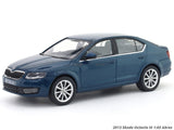 2013 Skoda Octavia III blue 1:43 Abrex diecast scale model car