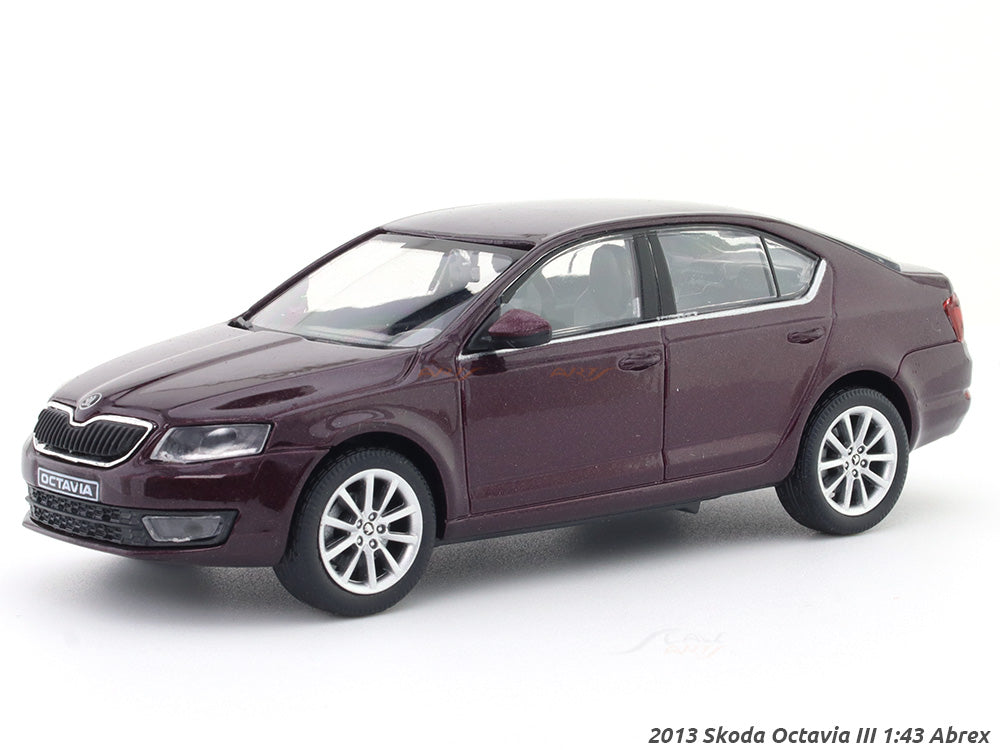 2013 Skoda Octavia III 1:43 Abrex diecast scale model car | Scale Arts ...