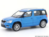 2013 Skoda Yeti blue 1:43 Abrex diecast scale model car