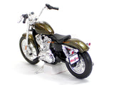 2012 XL 1200 Seventy Two Brown  Harley Davidson 1:18 Maisto diecast scale model bike.