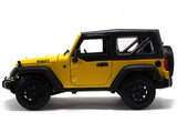 2014 Jeep Wrangler yellow 1:18 Maisto diecast Scale Model car.