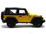 2014 Jeep Wrangler yellow 1:18 Maisto diecast Scale Model car.