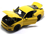 2015 Ford Mustang GT yellow 1:18 Maisto diecast Scale Model car