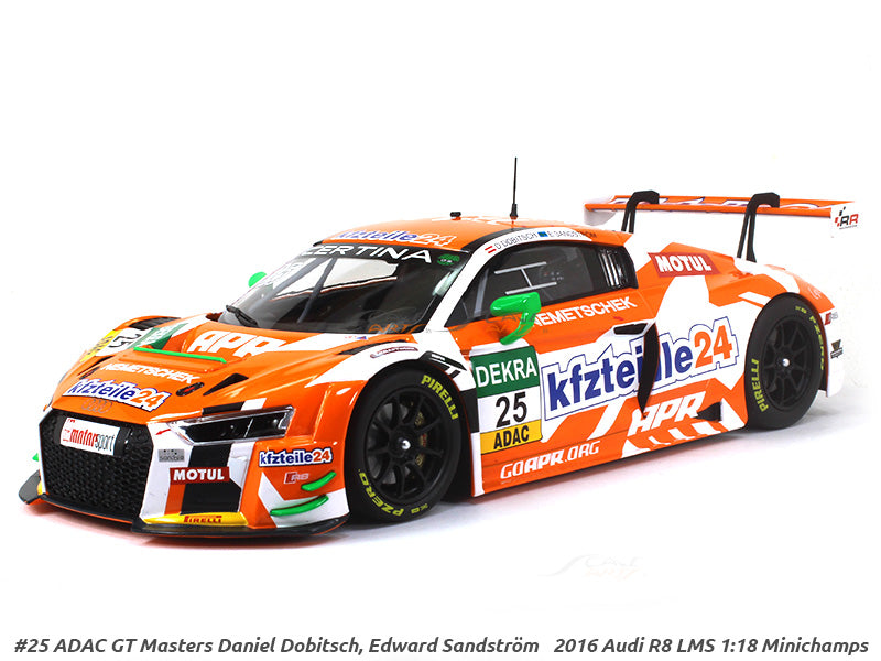 2016 AUDI R8 LMS #25 1:18 Minichamps diecast Scale Model Car
