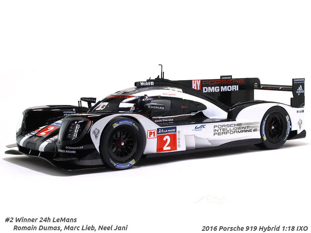 ミニカー Porsche 919 Hybrid LMP1 6 Hours of Fuji 2016 Porsche 919 Hybrid #2 Winner 24h LeMans 1:18 IXO diecast