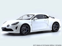 Solido 1:18 2017 Alpine A110 Premier Edition white diecast Scale Model collectible