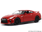 2017 Nissan GT-R 1:24 Bburago diecast Scale Model car.