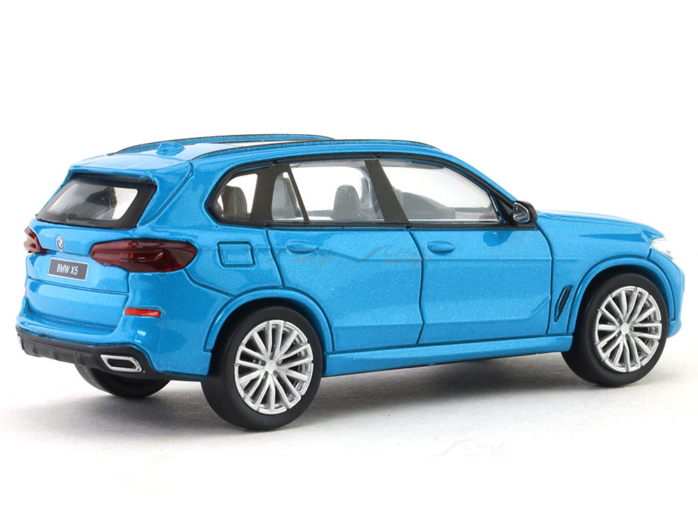  X5 ミニカー 1/18 メタリックブルー　パラゴン 2018-BMW-X5-G05-atlantis-1-64-
