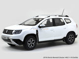 2018 Dacia Renault Duster MK2 white 1:18 Solido diecast scale model.