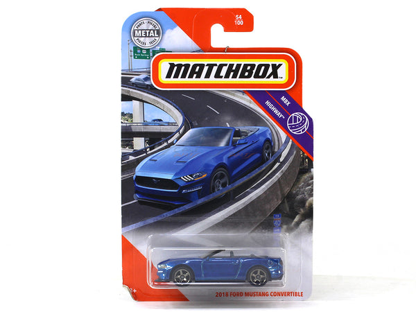 2018 Ford Mustang Convertible 1:64 Matchbox collectible scale model car