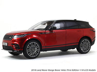 2018 Land Rover Range Rover Velar First Edition red 1:18 LCD models diecast scale car