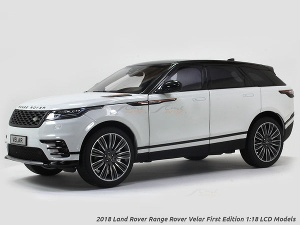 2018 Land Rover Range Rover Velar First Edition white 1:18 LCD models diecast scale car