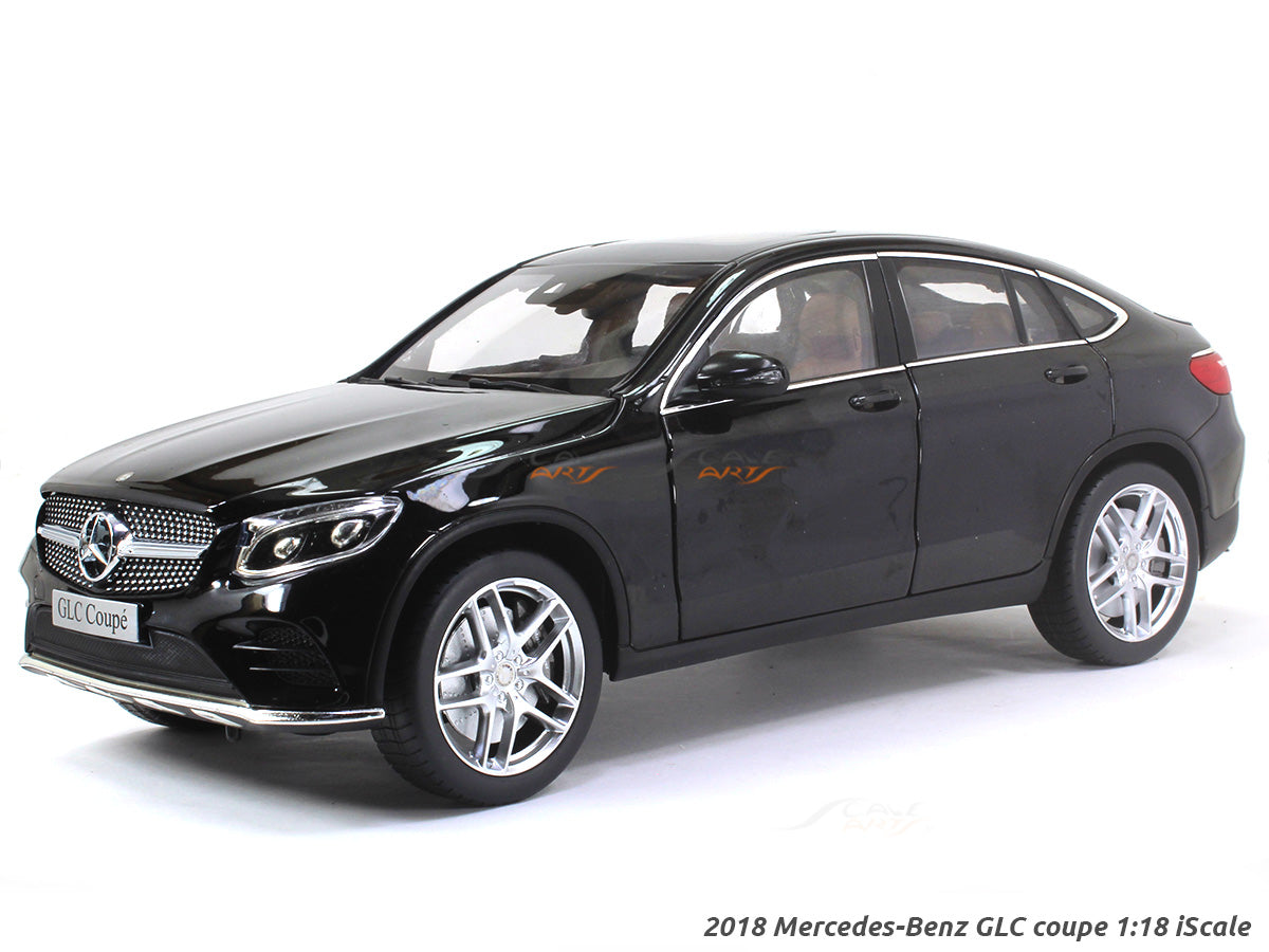 2018 Mercedes-Benz GLC coupe black 1:18 iScale diecast Scale Model