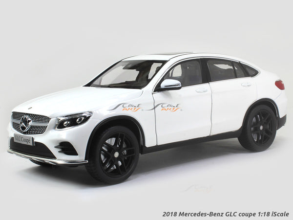 2018 Mercedes-Benz GLC coupe white 1:18 iScale diecast Scale Model Car