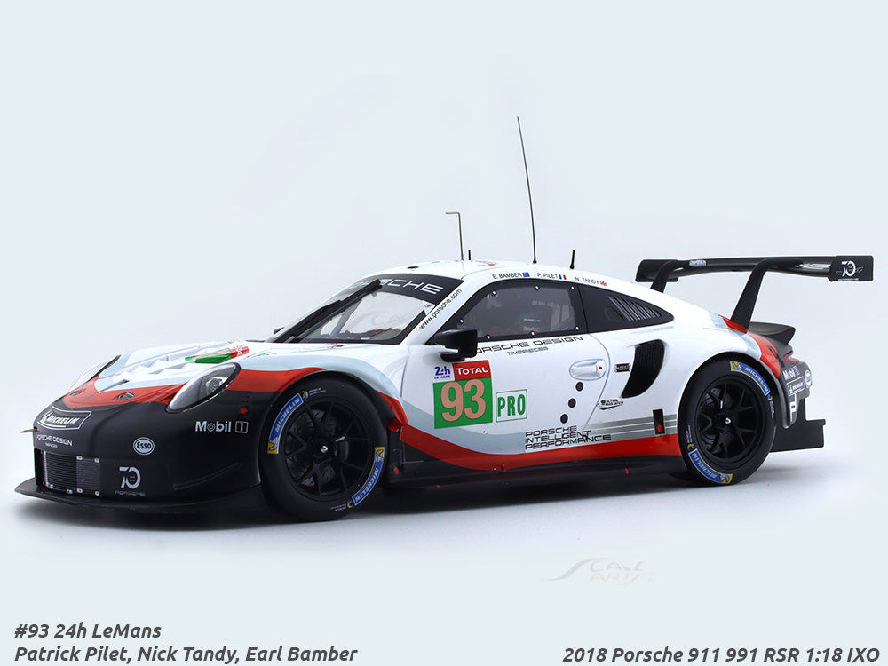 2018 Porsche 911 991 RSR 1:18 IXO diecast scale model | Scale Arts