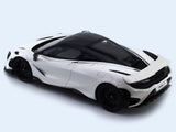 2020 McLaren 765 LT Silica White 1:18 GT Spirit scale model car miniature