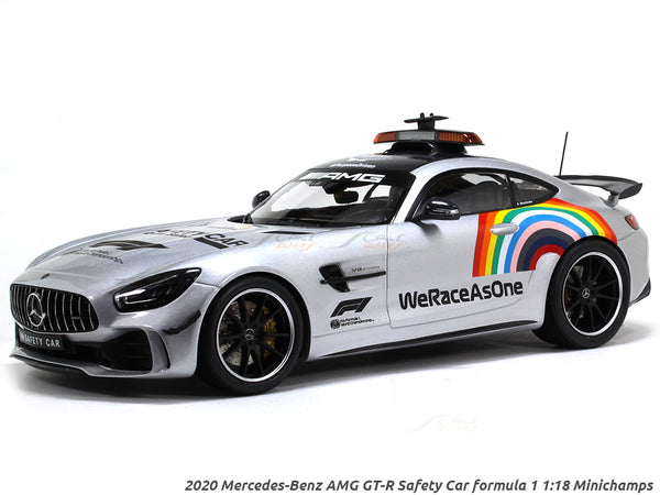 2020 Mercedes-Benz AMG GT-R Safety Car formula 1 1:18 Minichamps diecast scale model.