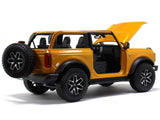 2021 Ford Bronco Badlands orange 1:18 Maisto diecast Scale Model car.