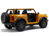 2021 Ford Bronco Badlands orange 1:18 Maisto diecast Scale Model car.