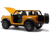 2021 Ford Bronco Badlands orange 1:18 Maisto diecast Scale Model car.