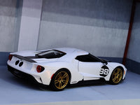 2021 Ford GT Heritage Edition 1:18 Maisto diecast Scale Model car.